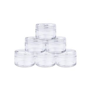 5 Grams Plastic Sample Jars Containers With Lids Leakproof