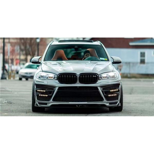For BMW X5 X5M Wide-body Kit X5 X5M Upgraded RD Carbon Fiber Style Front and Rear Bumper Spoiler Hood Widebody Kit