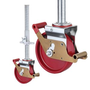 1000kg Loading 200mm Scaffolding Casters Wheels Rust Resistant Heavy Duty