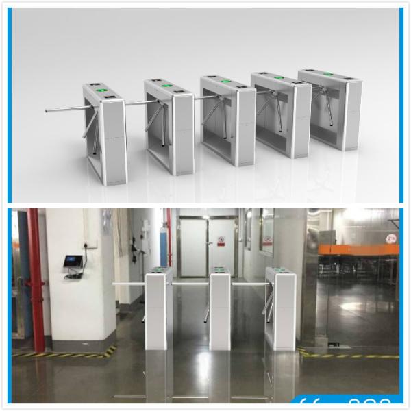 Tripod Drop Arm Turnstile Gate Security Door With Coin / Token Control