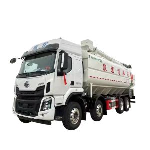 Quality Liuqi 40000 Liters Farm Animal Feed Transport Truck Bulk Freighter for sale