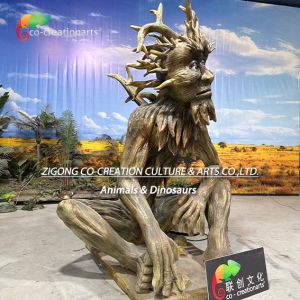 Giant Animatronic Talking Tree Man Humanic Talking Tree For Theme Park