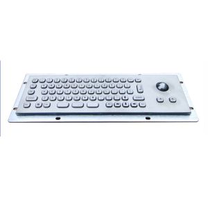 Customizable Compact Small Kiosk Industrial Keyboard With Optical Trackball