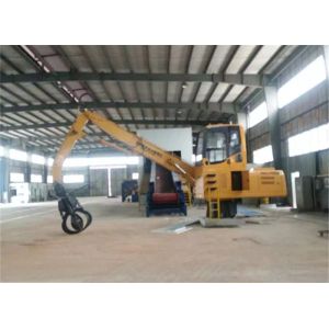 Retractable Petal Grapple Machine Metal Grabbing Long Arm Assembled