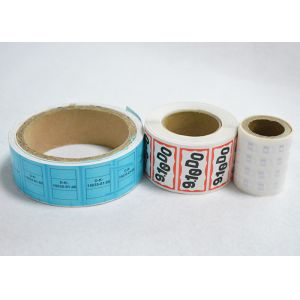 Acrylic Pressure Adhesive Blank Graffiti Stickers , CMKY Custom Security Stickers