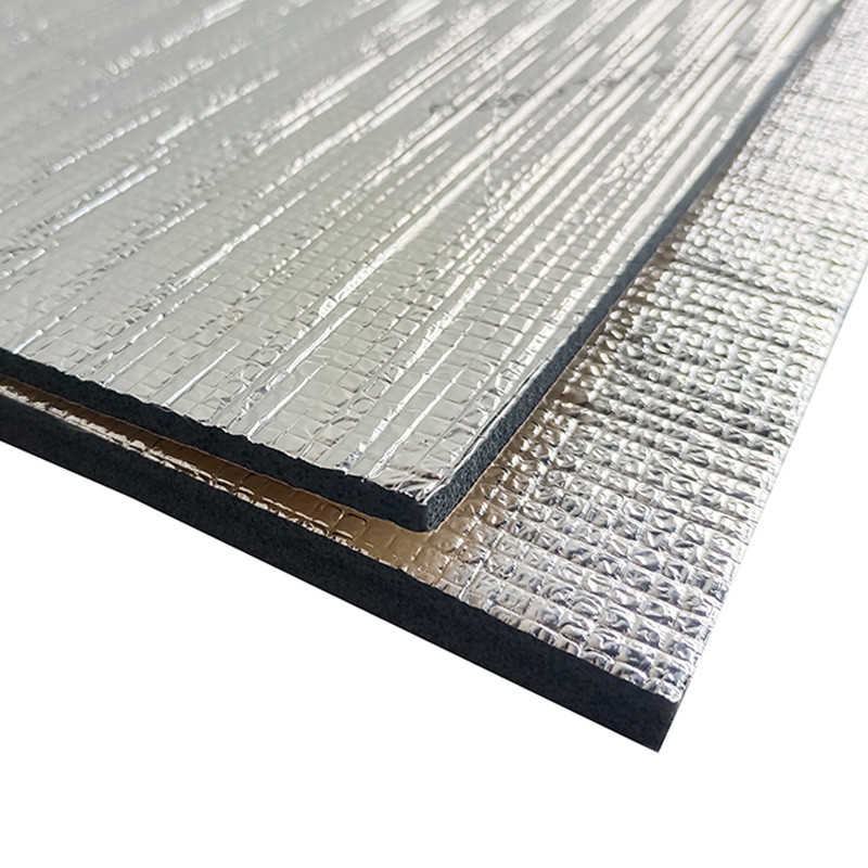 Quality Heat Reflection Thermal Insulation Foam Waterproofing Aluminum Foil Composite Coated Fiberglass XLPE Foam for sale