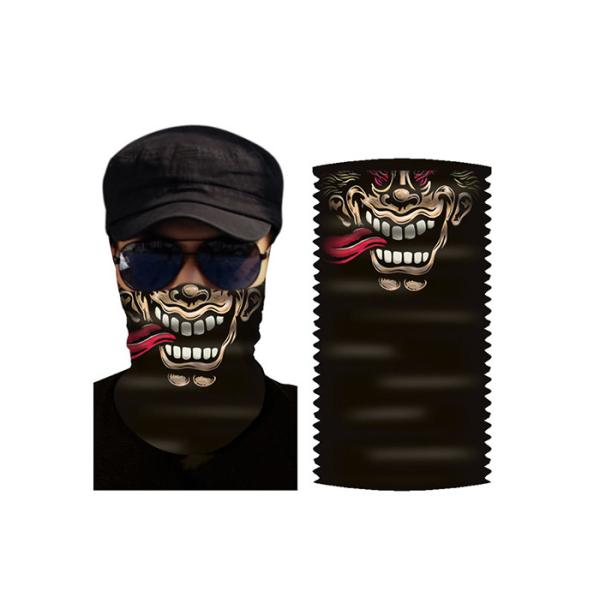 Buy Man Jogger Head 100% Polyester Neck Tube Bandanas at wholesale prices