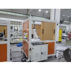 VFD Single Screw PVC ABS PP Plastic Profile Extrusion Machine