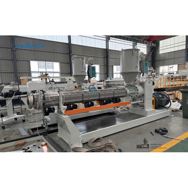 Sinohs 75/250mm HDPE Pipe Making Machine PE Production Line Extruder For Plastic Pipes / PE Pipe Making
