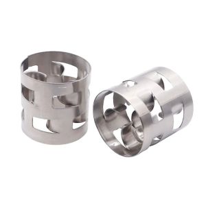 China Metal Ceramic PP 5/8 Inch Stainless Steel Pall Rings Cooling Tower Packing on sale