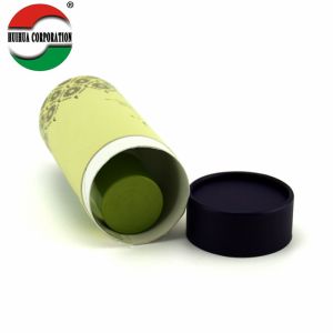 UV Varnishing Cosmetic Paper Tube Packaging Custom Transparent Window