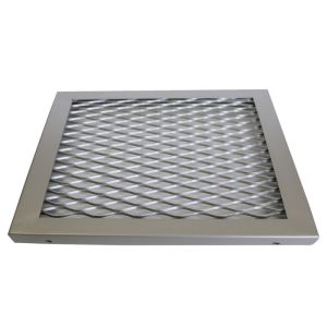 1.5m Window Wall frame easy install Expanded Aluminium Mesh