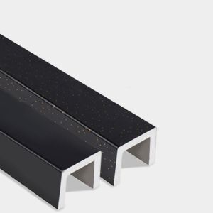 Polishing 10mm Height Aluminium Tile Trim For Bathroom