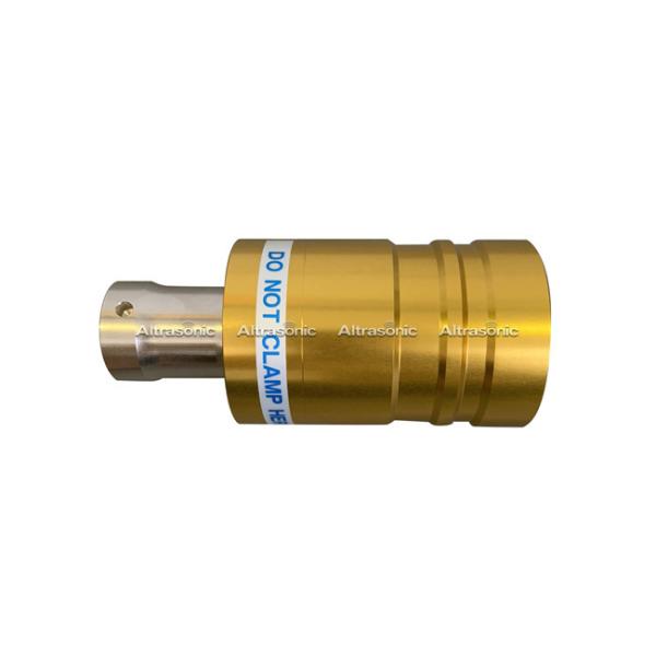 Buy Replacement 20Khz Branson803 Ultrasonic Converter / Ultrasonic Transducers With Golden Shell at wholesale prices