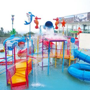 Fade Resistant Splash Water Playground Hot DIP Galvanizing With Bucket