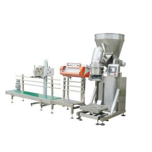50L Hopper Auger Filler Packing Machine , Powder Bagging Machine For 25kg Bag
