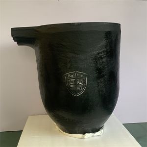 Thermal Conductivity Aluminium Melting Crucible 150kg Capacity Smooth Surface