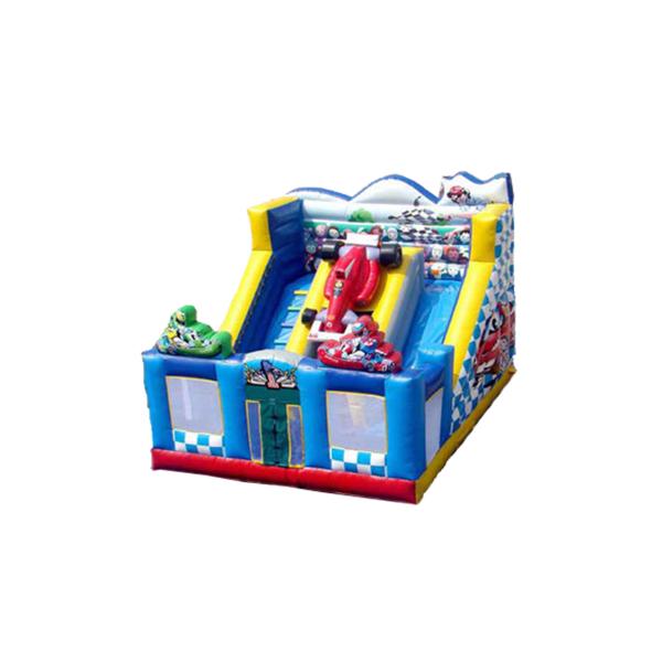 Buy Children Fun Park Inflatable Giraffe Animals Slide For Rentals at wholesale prices