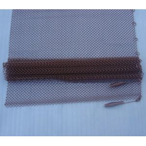Lightweight Fireplace Spark Guard Curtains , Hanging Mesh Curtain Fireplace