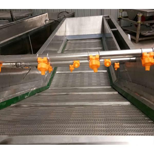 SUS304 Stainless Steel Commercial Vegetable Washer 380V / Customized Voltage