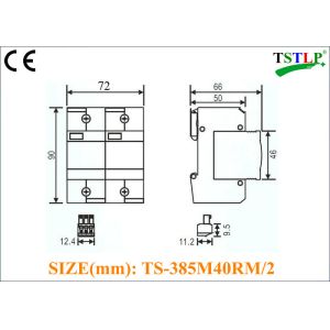 Single Phase 80kA Tvss Voltage Surge Suppressor With Multiple Voltage Available