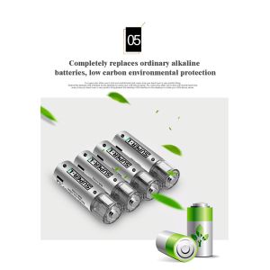 USB rechargeable lithium battery, Reusable recycling, saving more