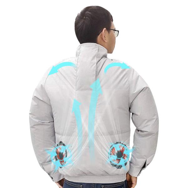 Buy 4XL Knitted Air Conditioned Shirts Breathable Ac Cooling Jacket at wholesale prices