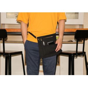 China Adjust Black Cotton Waiter Cooking Aprons For Men on sale