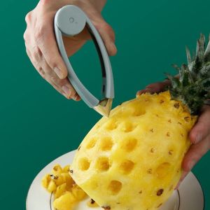 Kitchen Stainless Steel Strawberry Potato Pineapple Tomato Huller Stem Remover