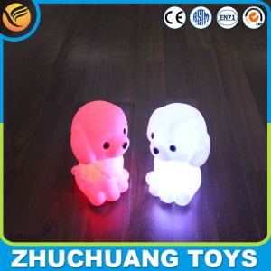 Quality transparent dog coin money saver bank with LED light for sale