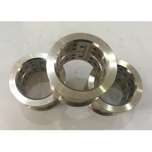 C83600 Bronze Flange Bearing , Custom Bronze Bushings Stamping Tooling Standard