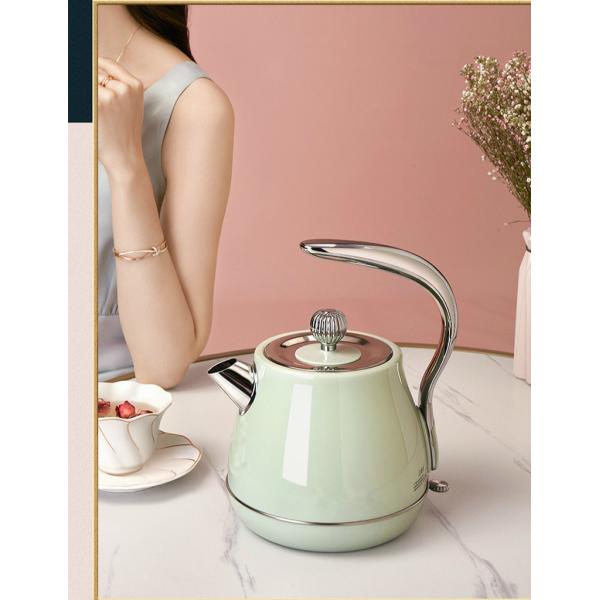 Hotel guest room electric coffee tea milk 1.8L kettle 304SS safety OEM customized 360 cordless Concealed Heating Element