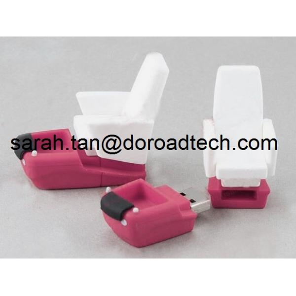 PVC Custom-made Wholesale Cute Mini Chair Shape USB Flash Drive