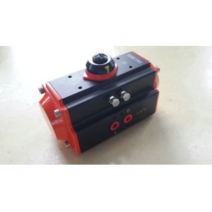 pneumatic rack and pinion rotary actuators control for valves