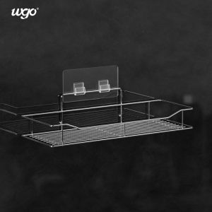 China Bathroom Accessories Stainless Steel Shower Caddies Self Adhesive Mounted on sale