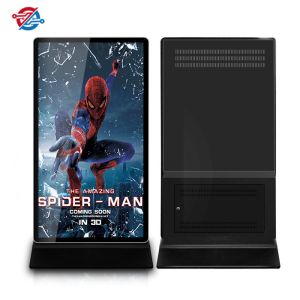 Large Format 75 Inch Indoor Digital Signage Display Logo Print