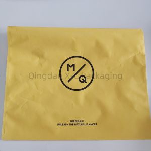 Quality Eco Friendly Kraft Paper Packaging Bag Open Top Tear Resistant For Shopping for sale