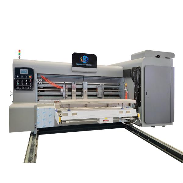 High Working Speed Corrugated Board Printing Machine For Making Sweet Pizza