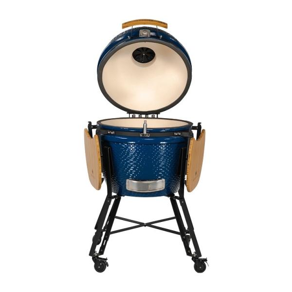 Buy SGS 24 Inch Kamado Grill Heat Resistant Dark Sky Blue at wholesale prices