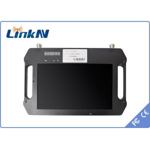 Quality Handheld COFDM Video Receiver AES256 Encryption FHD CVBS H.264 with Display and Battery Powered for sale