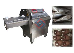 Quality Automatic Fish Processing Equipment , Frozen Fish Slicing Machine High Efficiency for sale