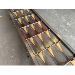 Electric Heating Ice Cream Cone Baking Machine Energy Saving