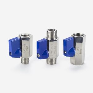 Water Cooling Plate Water Valve 304 Stainless Steel Double Outer Inner And Outer