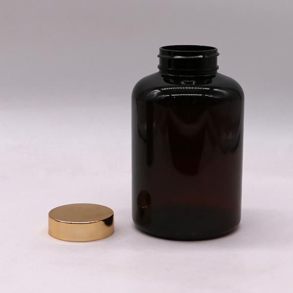 SCREW CAP and Customized Color Label Stickers for 500ml Plastic PET Medicine Container