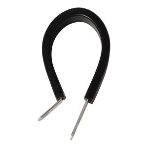 Rubber Cushioned Aluminum Brake Hose Clips Clamps Anoidized Surface