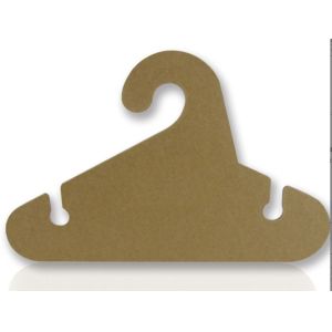 Printed Coat Cardboard Hangers Kraft 2MM Cardboard Clothes Hangers