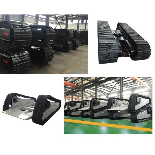 OEM costomized 8 - 10 tons steeltracked undercarriage systems for hydraulic crawler drilling rig