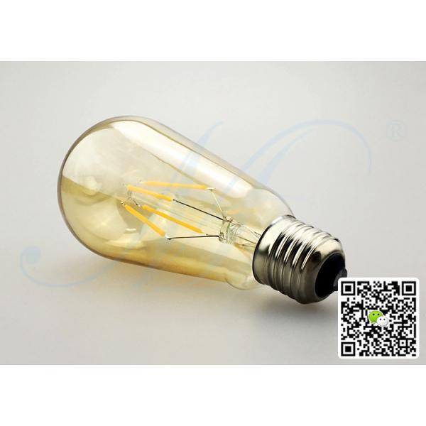 CE RoHS FCC SAA Approved High Quality ST64 Edison LED Bulb E26 E27 B22 4W AC220-240V Shop Light Warm White Cold White