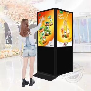 43 Inch Digital Signage Screen Indoor Advertising Player Double-Sided High