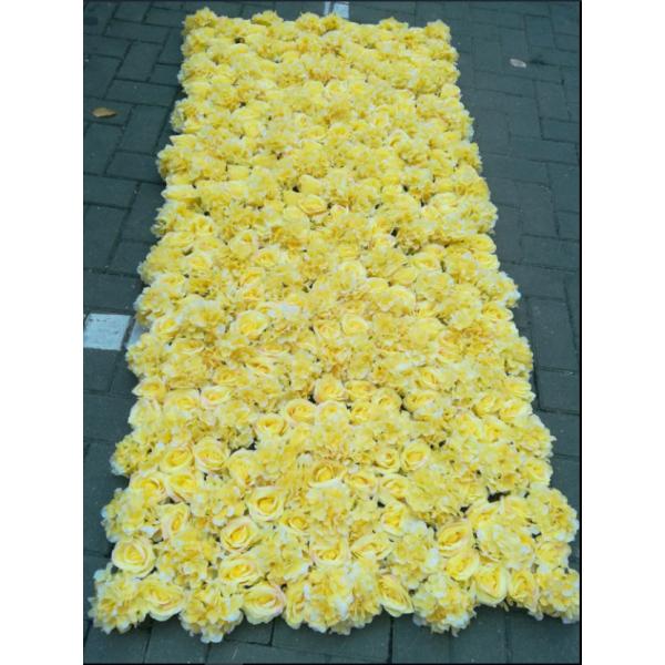 UVG wedding decoration wholesale gridding artificial flower wall for stage backdrop decoration CHR1147